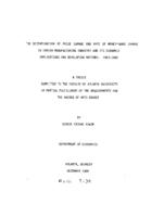 The determination of price change and rate of money-wage change in Indian manufacturing industry and its economic implications for developing nations: 1963-1980, 1988