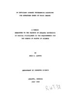 An efficient dynamic programming algorithm for detecting edges of noisy images, 1989