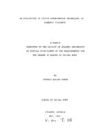 An evaluation of crisis intervention techniques in domestic violence, 1989