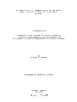 An analysis of U.S. foreign policy in the Middle East: the role of the Camp David Peace Accords, 1989