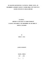 The projected manifestations of aspiration, personal valdes, and environmental assessment cognates of cutaneo-chroma (skin color) for a selected population of African Americans, 1989