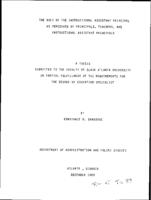 The role of the instructional assistant principal as perceived by principals, teachers, and instructional assistant principals, 1989