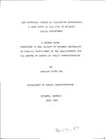 The potential impact of collective bargaining: a case study of the City of Atlanta Police Department, 1989
