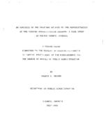 An analysis of the problems related to the administration of the housing rehabilitation program: a case study of Fulton county, Georgia, 1989