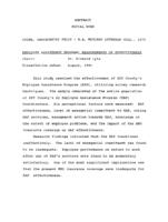 Employee assistance program: measurements of effectiveness, 1991