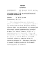 Adolescent mothers' views on career and educational aspirations and sexuality, 1991
