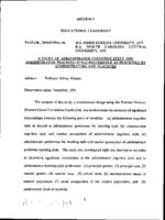 A study of administrator cognitive style and administrator teaching style preference as perceievd by administrators and teachers, 1991