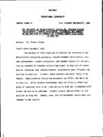 The influence of administrative discipline, teacher student relationship, student achievement, attendance and conduct on the decision by students of Stephens County High School to drop out, 1991