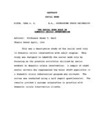 The social work role in domestic crisis intervention, 1992