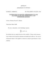 Construction of analytic approximations to the solutions of the time-independent cubic Schrodinger equation, 1992