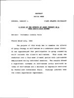 A study of the effects of group therapy on a drug user's self-esteem, 1992