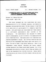 A descriptive study of life experiences and social characteristics of homeless, HIV infected, chemically dependent, African-American males, 1992
