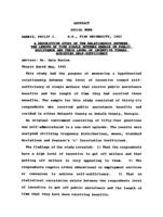 A descriptive study of the relationship between the length of time single mothers remain on public assistance and their level of incentive toward achieving self-sufficiency, 1995
