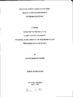 Educating African-American children: making a case for independent neighborhood schools, 1995