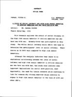 A study of social intimacy and high risk sexual behavior in African American men who have sex with men, 1995