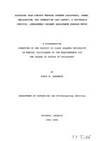 Assessing self-concept through student assistance, power, exploration, and foundation (AST SAPEF): a culturally specific, Afrocentric Student Assistance Program model, 1996