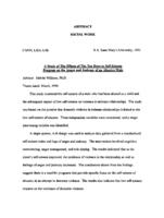 A study of the effects of the ten days to self-esteem program on the anger and jealousy of an abusive male, 1996
