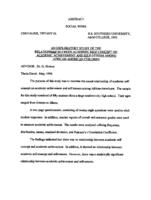 An exploratory study of the relationship between academic self-concept on academic achievement and self-esteem among African-American children, 1996