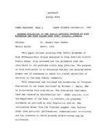 Program evaluation of the Family Advocacy Program at Fort McPherson and Fort Gillem Army Post, Atlanta, Georgia, 1996