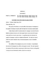 Economic analysis of recyclable papers, 1996