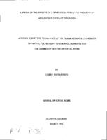 A study of the effects of a juvenile alternative program on adolescent conduct disorders, 1996