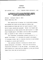 A descriptive study of the relationship between head start parent involvement and self esteem of African American single mothers, 1996