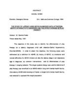 The study of latency aged boys diagnosed with attention- deficit hyperactivity disorder and the effectiveness of play therapy, 1997