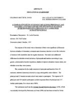 A comparative study of elementary school principals' and teachers' attitudes toward the inclusion of students with disabilities into the regular classroom in 30 selected schools, 1997