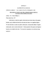 The critical points and the corresponding critical values of the gamma function, 1997