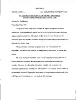 An exploratory study to determine the impact of religiosity on marital satisfaction, 1997