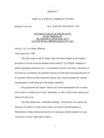 The implications of spirituality in the writing of Dr. Martin Luther King Jr.'s 'Letter from a Birmingham City jail', 1998
