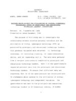 Factors which affect the utilization of virtual cyberspace technology: study of principals' and educational technology leaders' perceptions, 1998