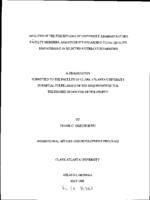 Analysis of the perceptions of university administrators, faculty members, and students regarding total quality management in selected Nigerian universities, 1998
