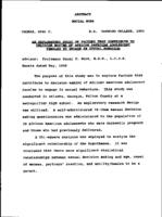 An exploratory study of factors that contribute to decision making of African American adolescent females to engage in sexual behavior, 1998