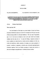 A comparative analysis of youth care workers perception of restraint and seclusion as an interventive strategy among adolescents in residential treatment facilities and the effects they have on job satisfaction, 1998