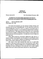 An exploratory descriptive study of the relationship between self-esteem and persistence among African-American, 1998