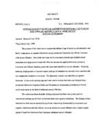 Differences in cognitive distortions between Caucasion and African American male adolescent sexual offenders, 1998