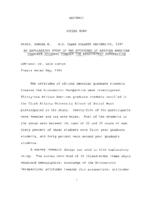 An exploratory study of the attitudes of African American graduate students towards the Afrocentric perspective, 1999