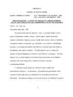 Sweethearting, a study of infidelity among married males and females in the commonwealth of the Bahamas, 1999