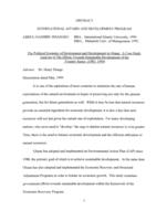 The political economy of environment and development in Ghana: a case study analysis of the efforts towards sustainable development of the forestry sector (1983- 19941, 1999