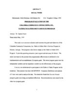 Program evaluation of the Columbia Community Connections, Inc, father to father men's services program, 1999