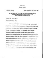 An exploratory study of the relationship between anger expression and hypertension in an African American population, 1999