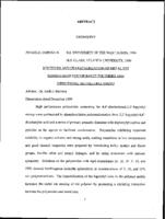 Synthesis and characterization of metal ion sensing high performance polymers and directional metallopolymers, 1999
