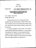 African American community well-being: a reconsideration of the contributions of urban entrepreneurs, 1999