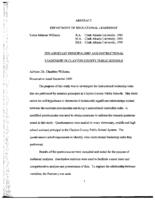 The assistant principalship and instructional leadership in Clayton County public schools, 2000