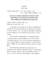 The study of selected demographic factors and their relationship to role ambiguity and burnout among social workers in the Metropolitan Atlanta area, 2000