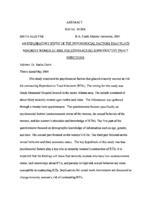 An exploratory study of the psychosocial factors that place minority women at risk for contracting reproductive tract infections, 2001