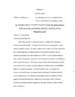 An exploration of factors that facilitate the development of evaluation knowledge and skill in social work field Education, 2009