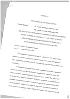 The role of the United States Congress in American Foreign policy toward South Africa: a case study of South african transition from Aprtheid to democracy and congressional participation (1980-1995), 2009