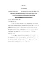 A study of the relationship between family structure, socio-economic status, and self-esteem among African American college students, 2009